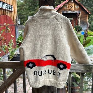 Beautiful corvette sweater handmade